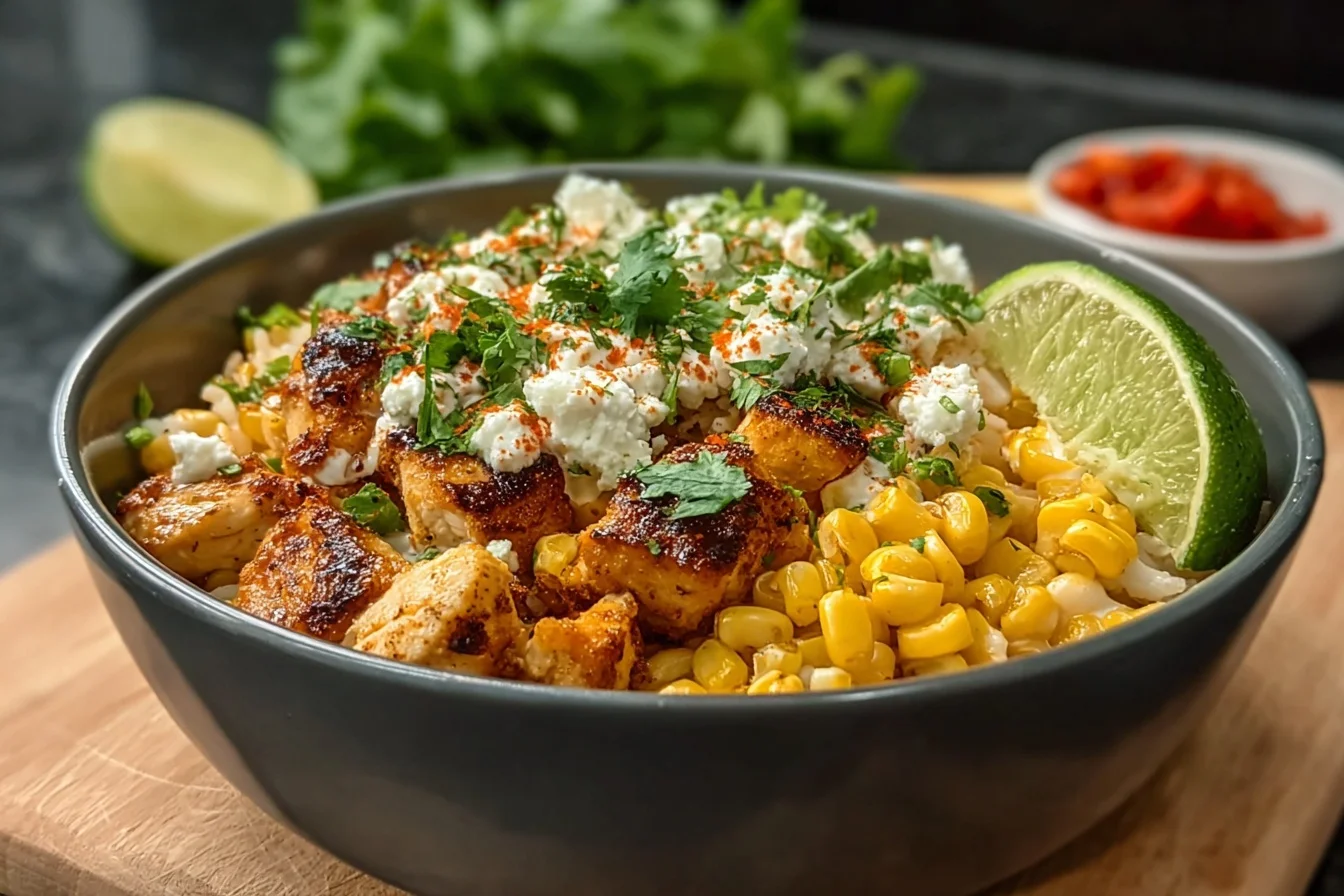 tasty street corn chicken bowl 3 middle