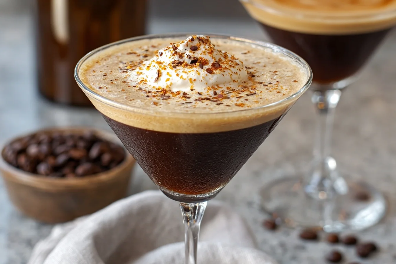 vanilla bean velvet espresso martini mocktail end