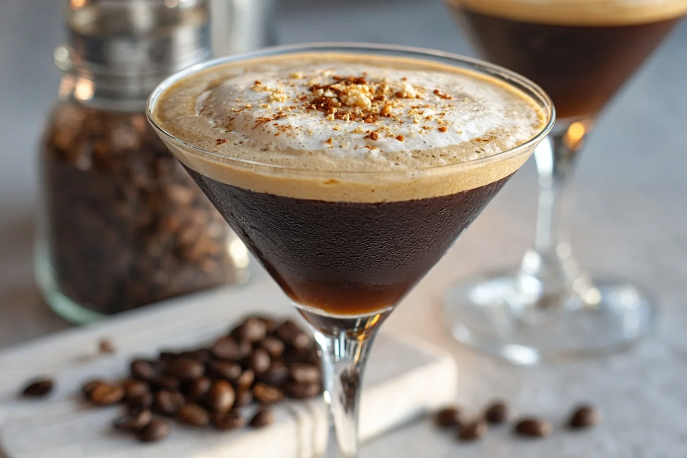 vanilla bean velvet espresso martini mocktail middle