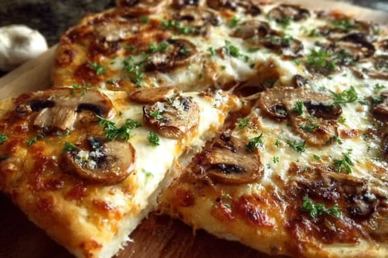 White Mushroom Pizza: An Amazing Ultimate Recipe 4 white mushroom pizza an amazing ultimate recipe end 1