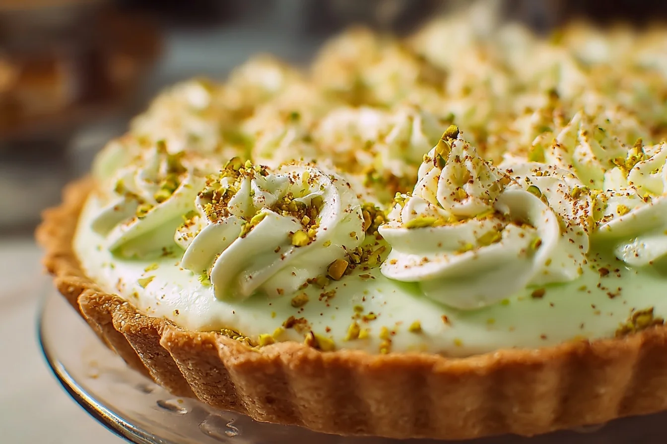 bake pistachio cream pie 5 steps to perfection end