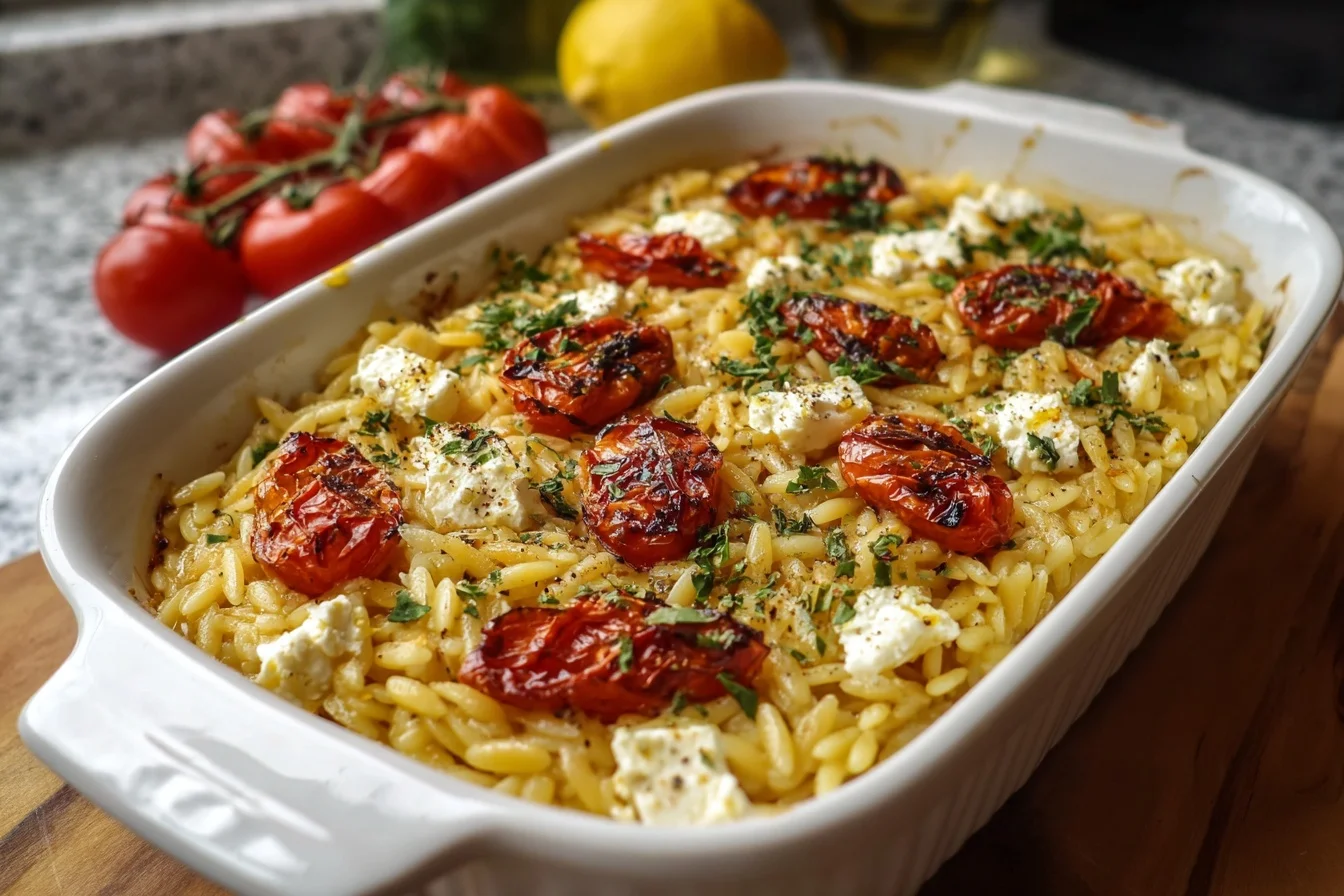 Baked Feta Orzo: 5 Creamy Recipes to Try 3 baked feta orzo 5 creamy recipes to try middle