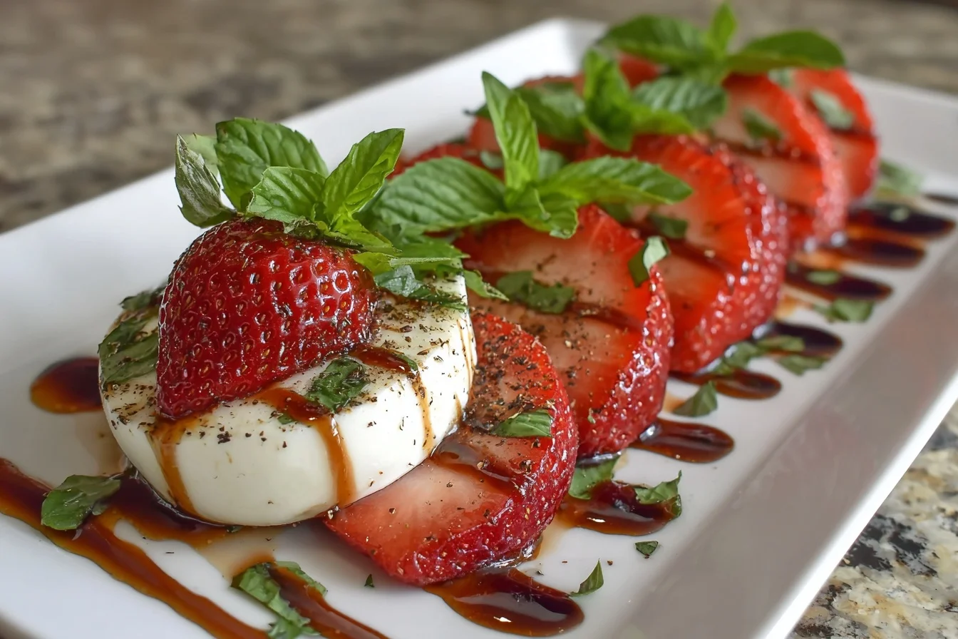 balsamic strawberry caprese 6 refreshing recipes end