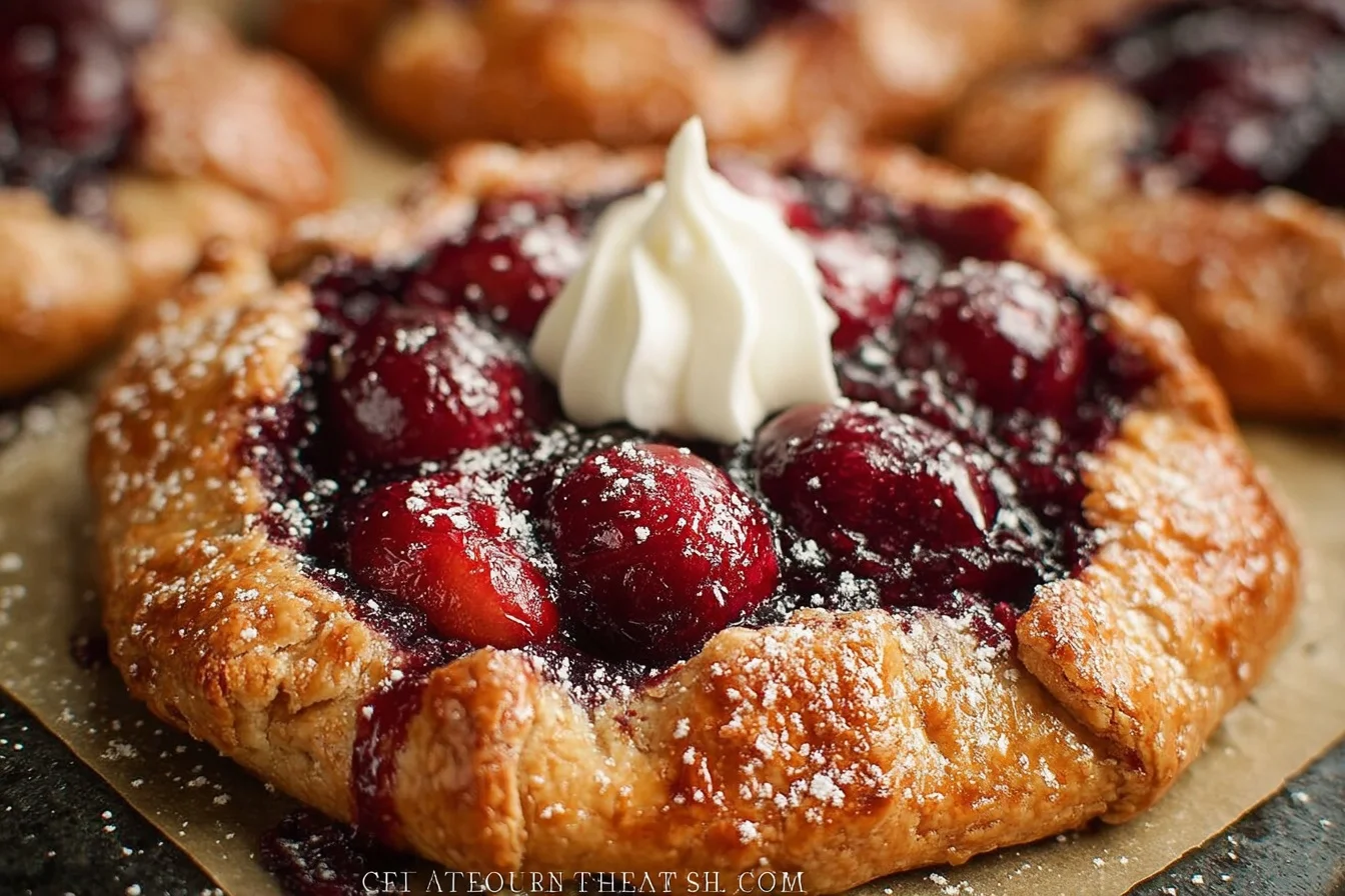 cherry galette homemade whipped 7 delicious tips end
