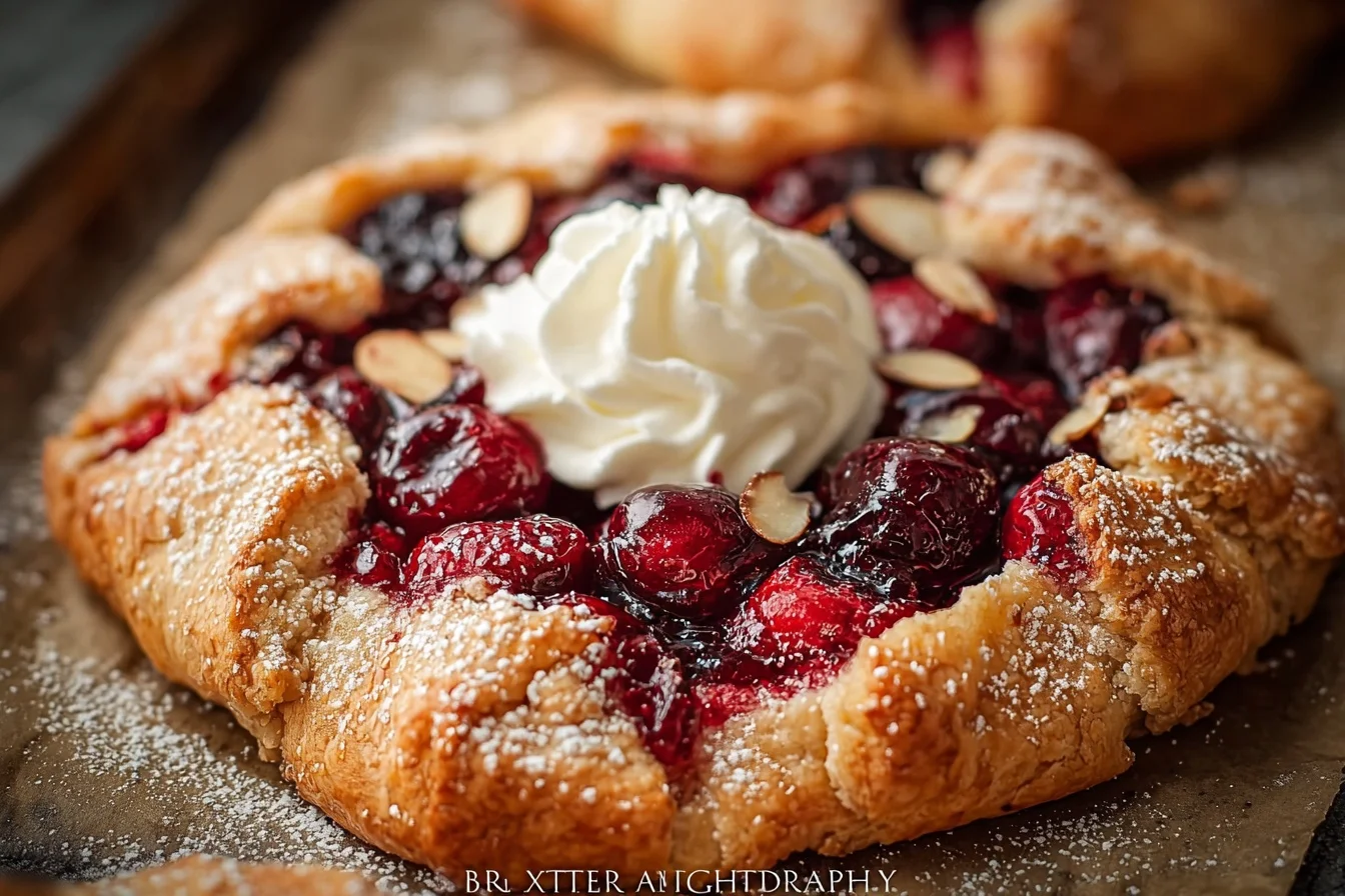 cherry galette homemade whipped 7 delicious tips middle