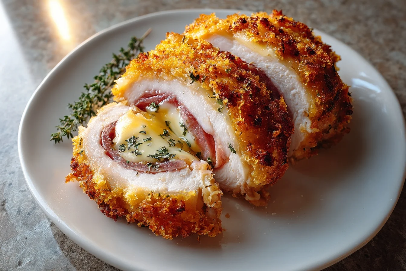 Chicken Cordon Bleu 4 chicken cordon bleu end
