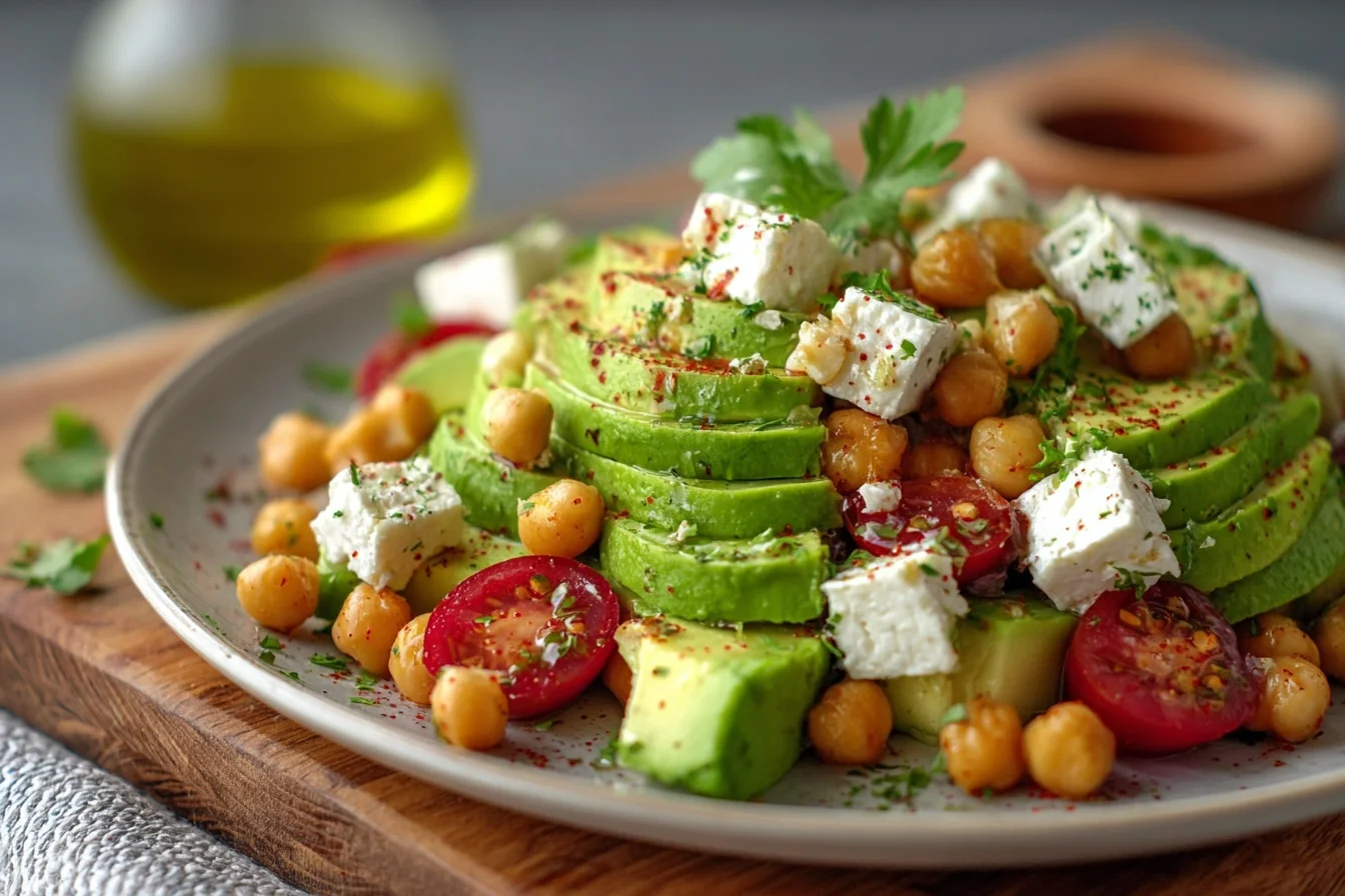 Chickpea Feta Avocado Salad: 5 Tasty Combinations 4 chickpea feta avocado salad 5 tasty combinations end
