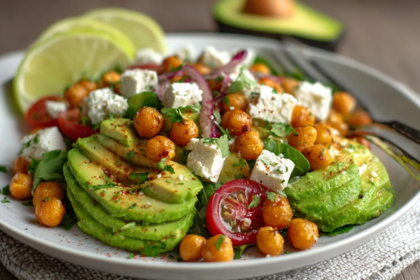 Chickpea Feta Avocado Salad: 5 Tasty Combinations 2 chickpea feta avocado salad 5 tasty combinations top