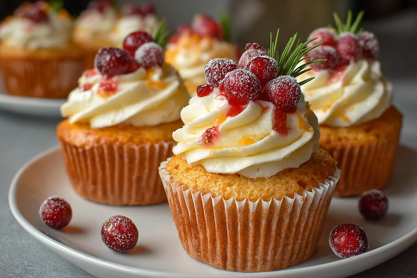 Cranberry Orange Cupcakes: 4 Festive Ideas 3 cranberry orange cupcakes 4 festive ideas middle