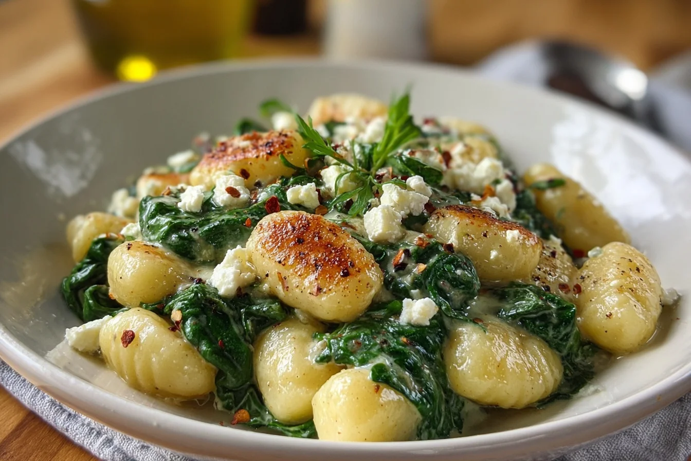 creamy gnocchi spinach feta 5 irresistible dishes end