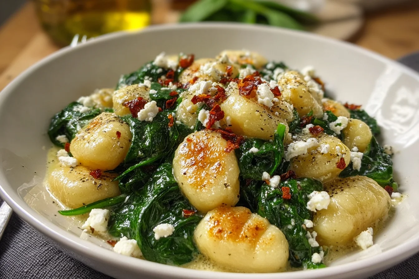 creamy gnocchi spinach feta 5 irresistible dishes middle