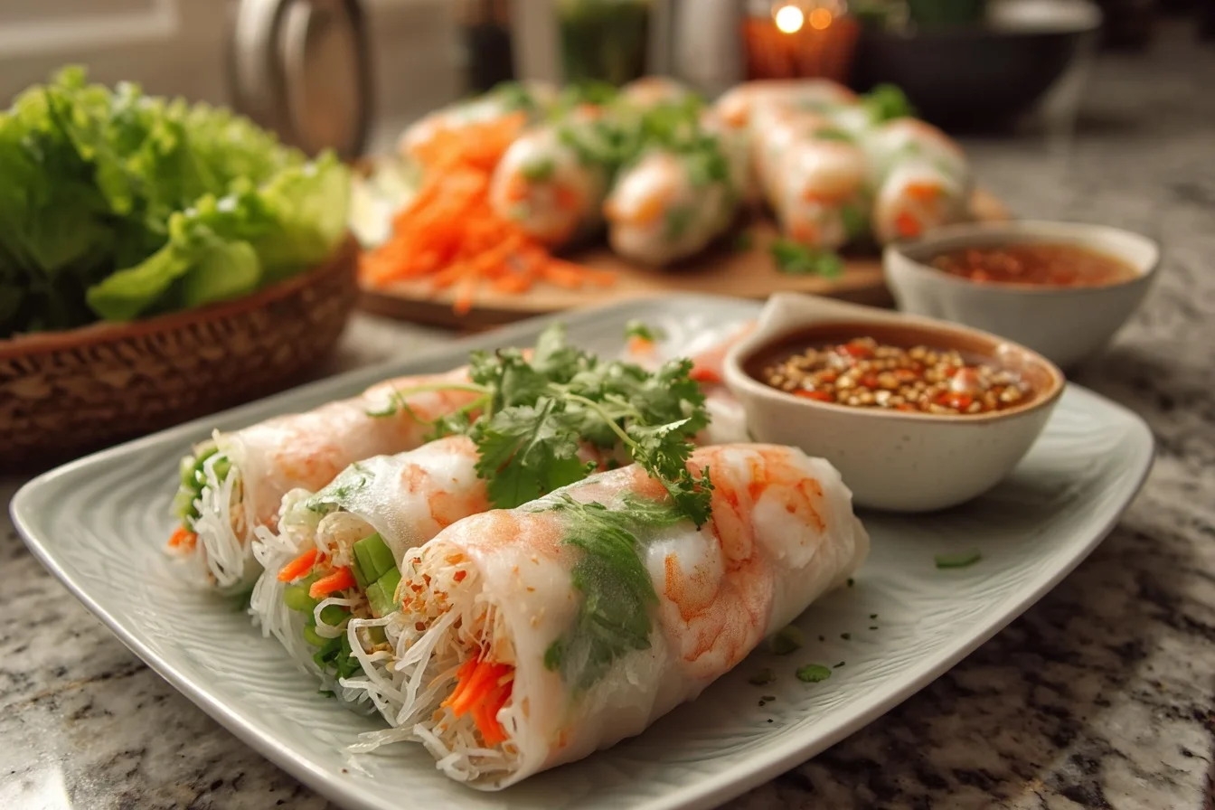fresh vietnamese spring rolls 7 easy steps in 15 minutes middle