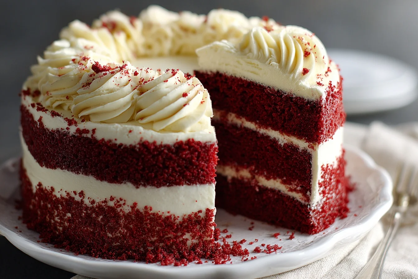 gluten free red velvet cake end