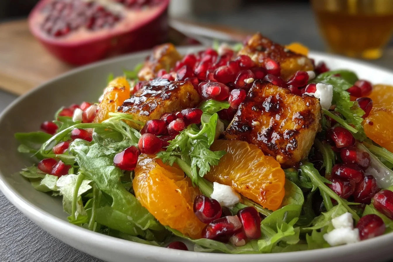 healthy winter salad pomegranate 6 nutritious tips end