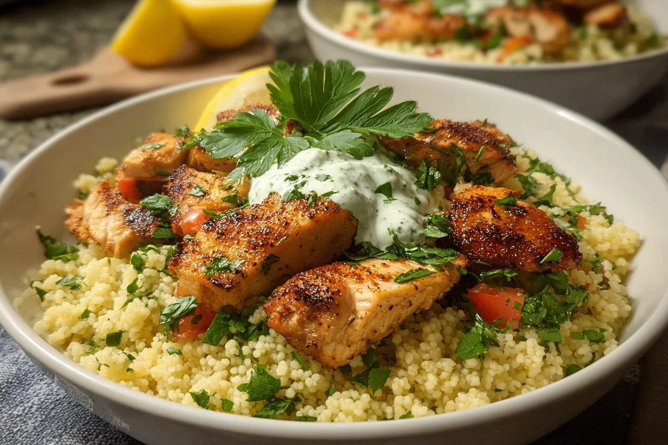 herbed chicken couscous bowls 8 flavorful recipes end