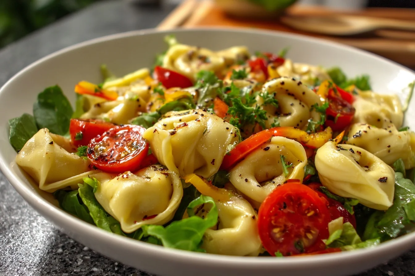 italian tortellini pasta salad 4 easy steps in 15 minutes end