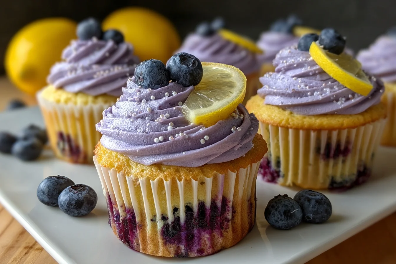 lemon cupcakes blueberry buttercream 5 delicious tips middle