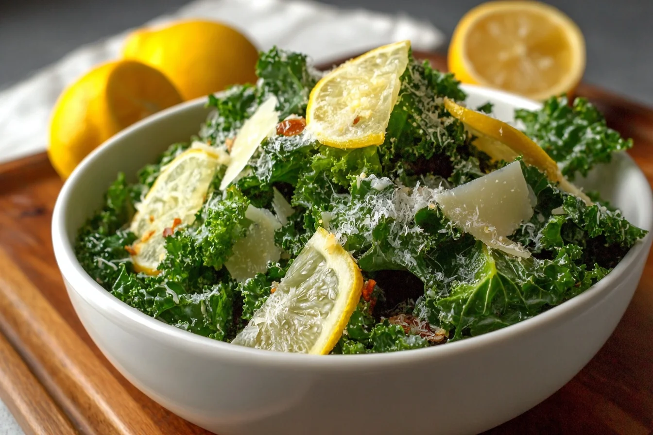 lemon parm kale salad 5 healthy benefits end