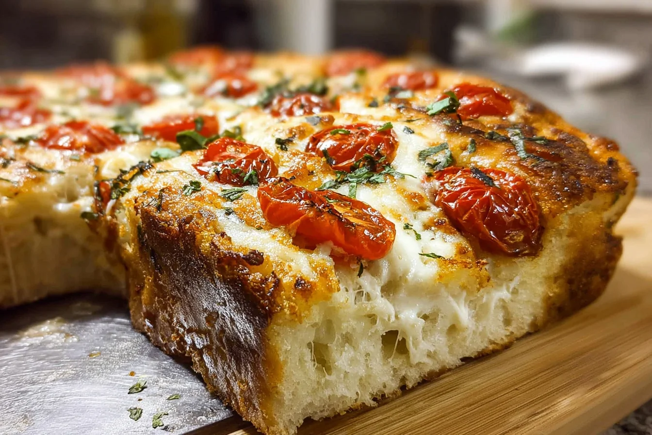 Margherita Focaccia Bread: 4 Simple Steps to Perfection 2 margherita focaccia bread 4 simple steps to perfection top