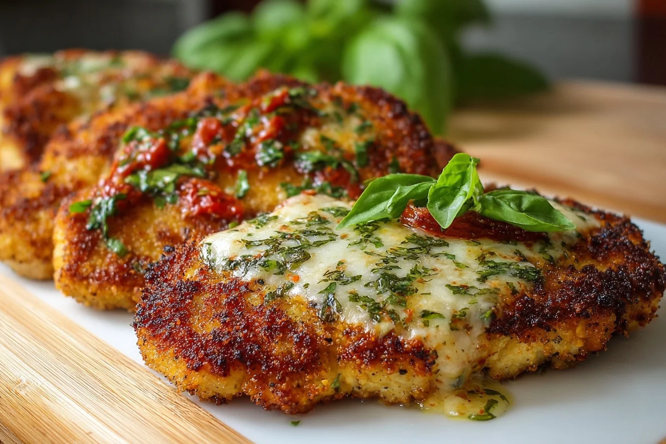 Parmesan Basil Chicken Cutlets 4 3 parmesan basil chicken cutlets 4 middle