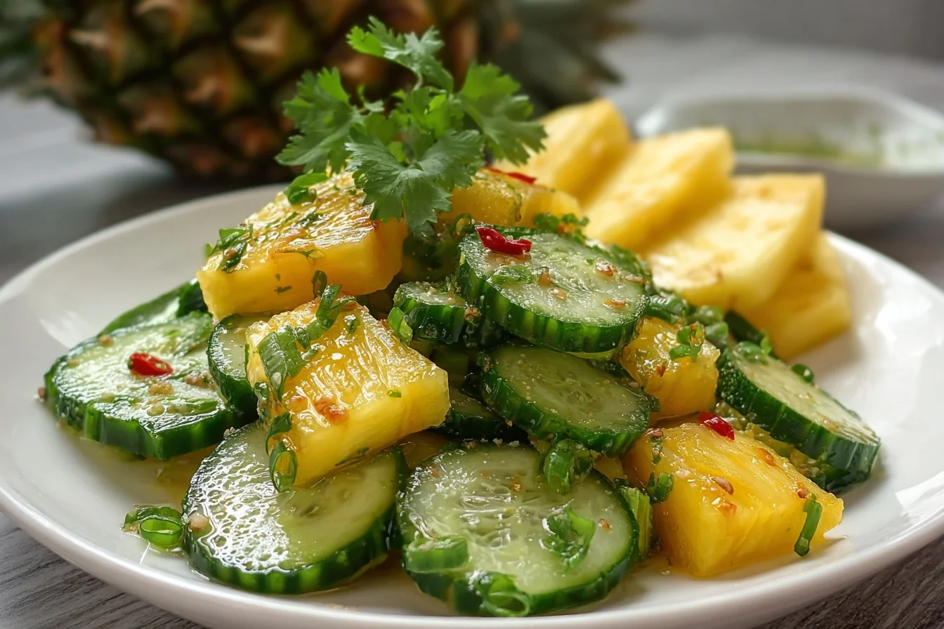 pineapple cucumber salad 4 refreshing recipes end