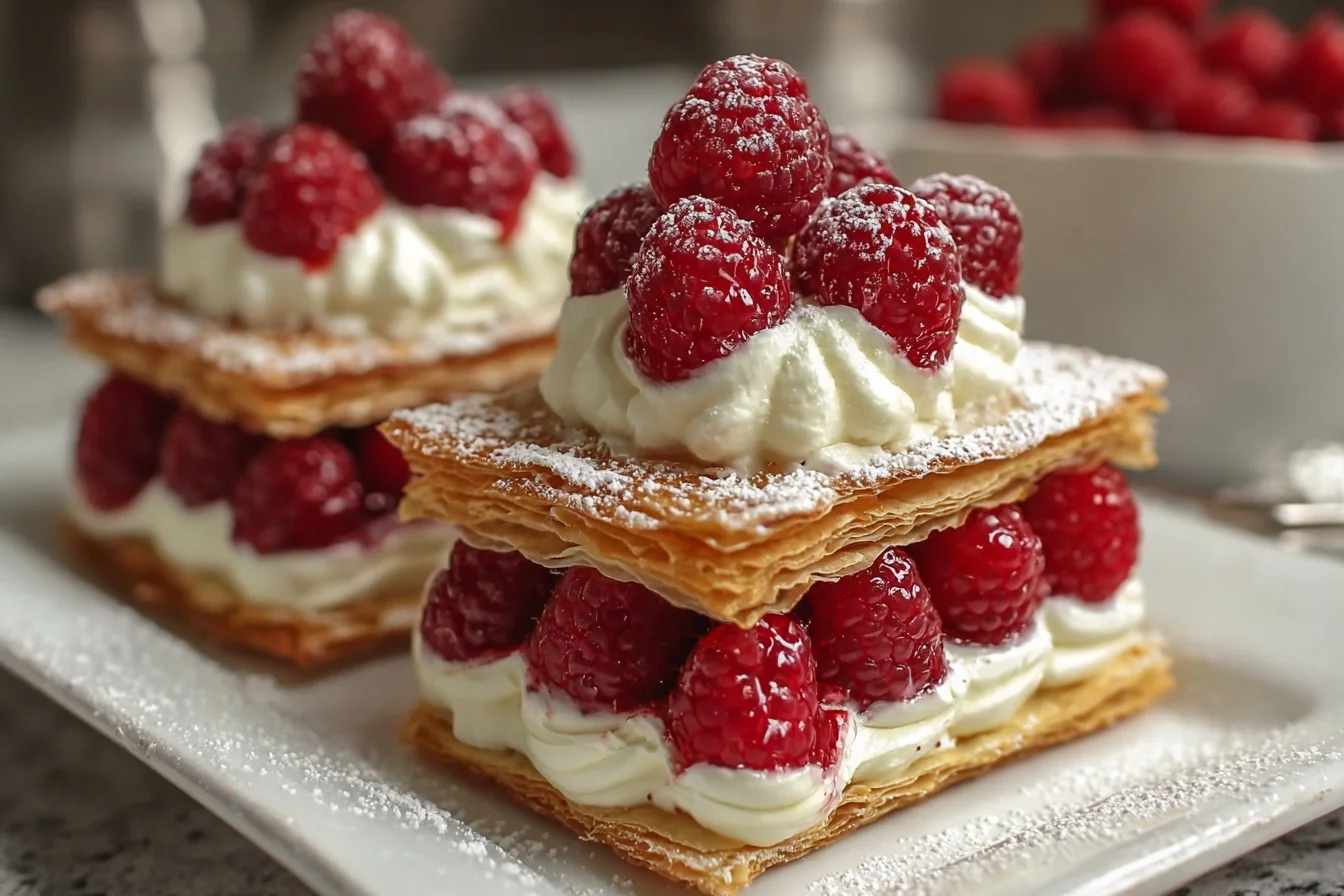raspberry cream napoleons 7 elegant desserts middle