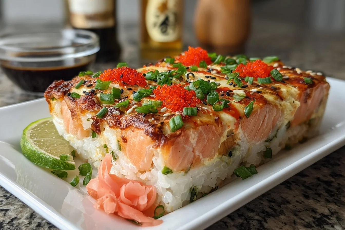 spicy salmon sushi bake 4 must try recipes end