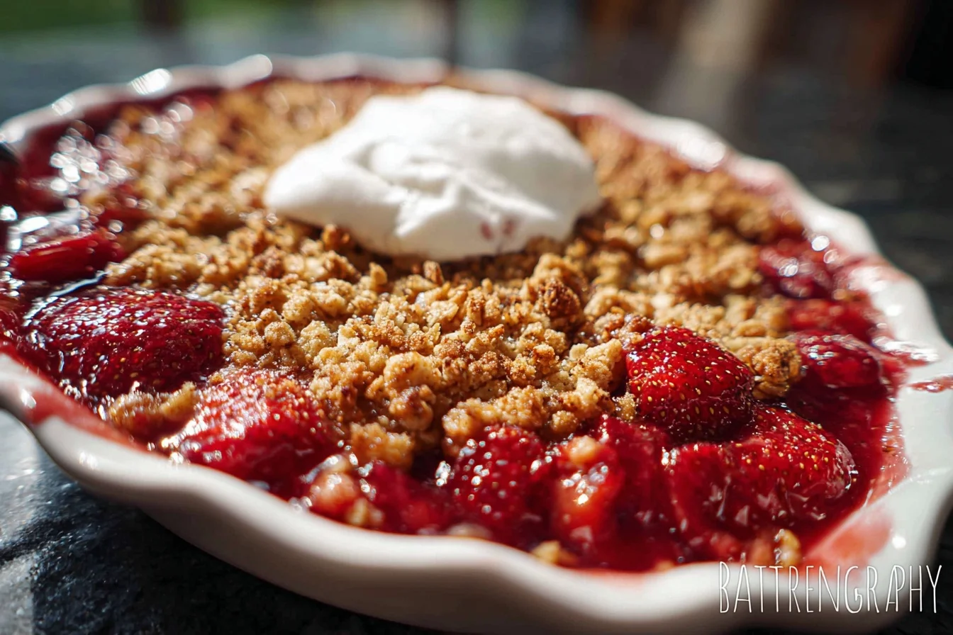 strawberry rhubarb crisp 6 irresistible secrets end