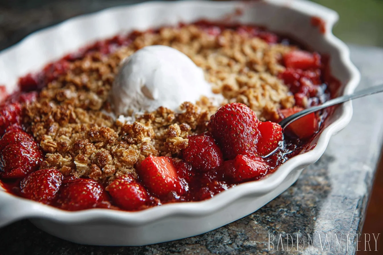 strawberry rhubarb crisp 6 irresistible secrets middle