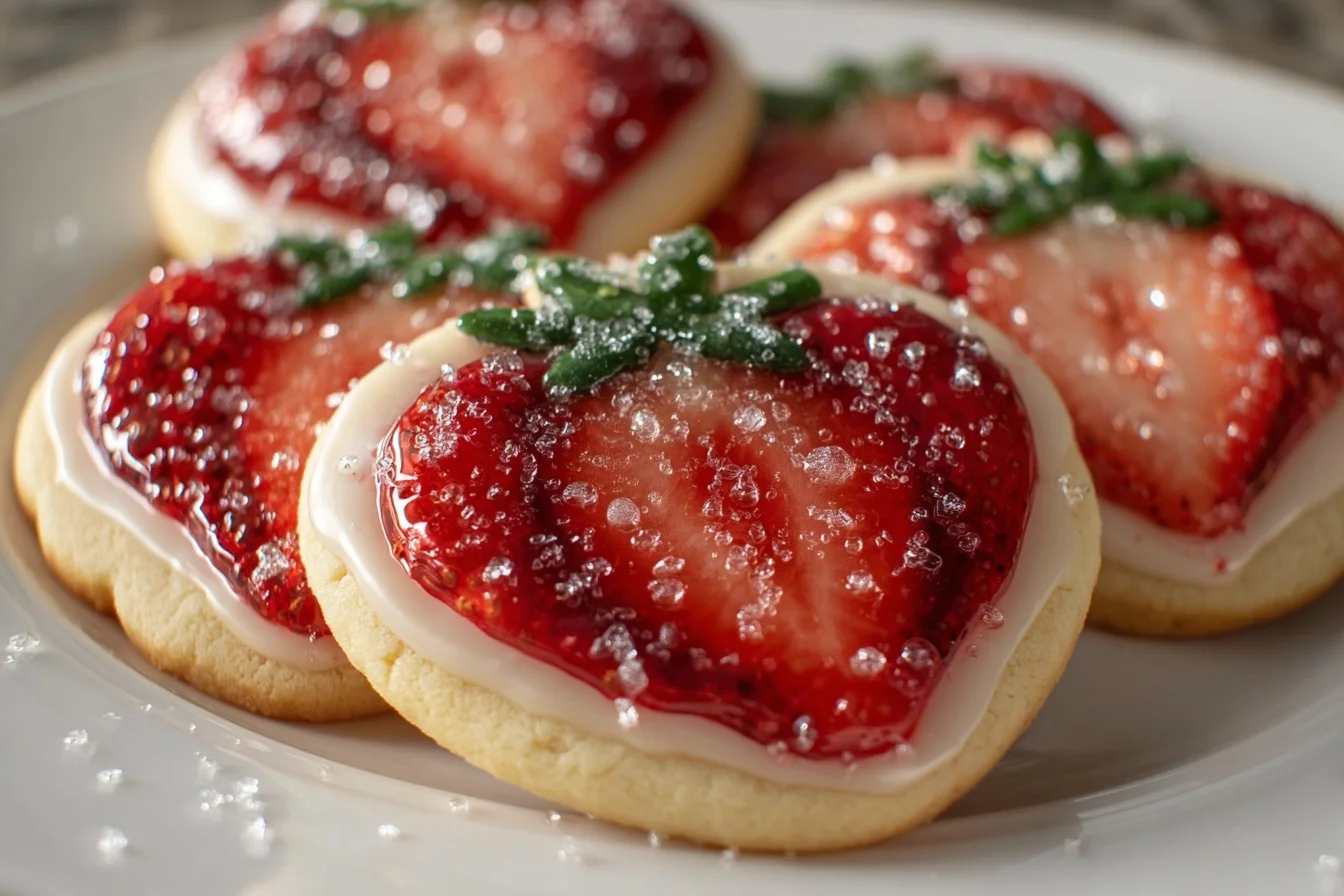 strawberry sugar cookies end