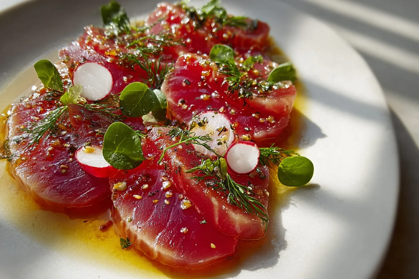 tuna crudo middle
