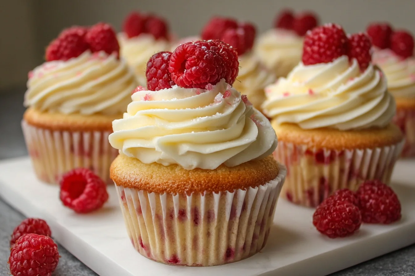 White Chocolate Raspberry Cupcakes: 10 Decadent Treats 3 white chocolate raspberry cupcakes 10 decadent treats middle