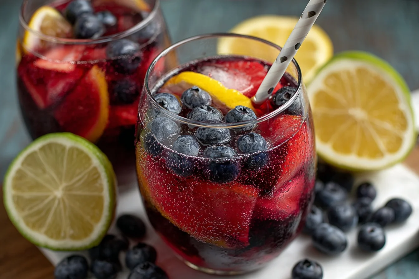 easy blueberry lemon sangria tips 5 end