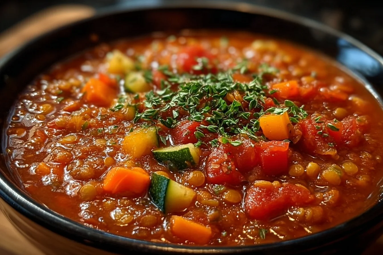 Easy crockpot veggie lentil chili 5 4 easy crockpot veggie lentil chili 5 end