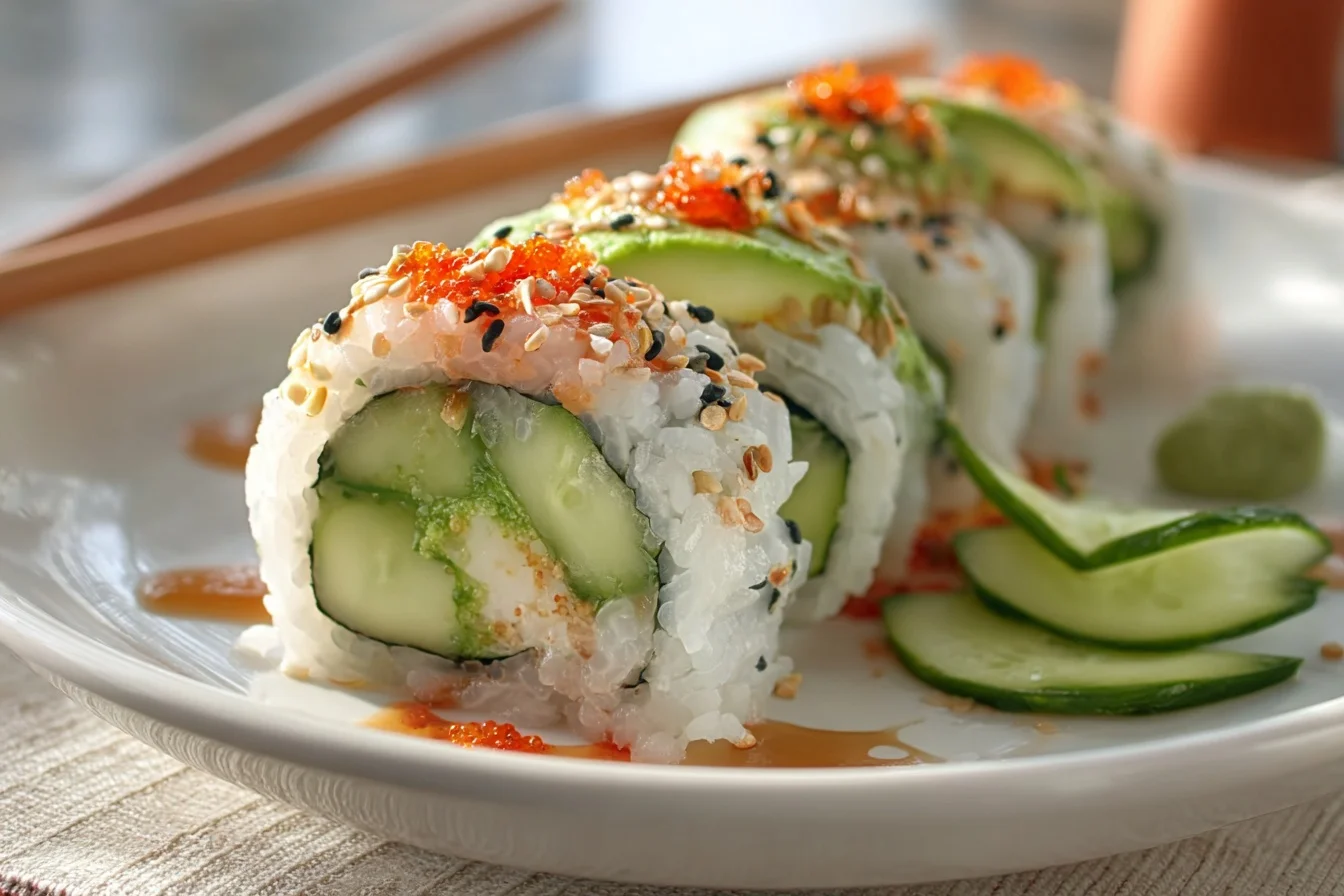 easy hacks california roll cucumber 5 middle
