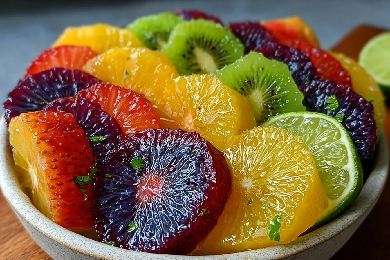 easy honey lime rainbow fruit 5 end