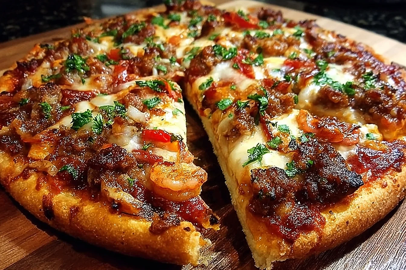 Easy jambalaya pizza incredible recipe 5 4 easy jambalaya pizza incredible recipe 5 end