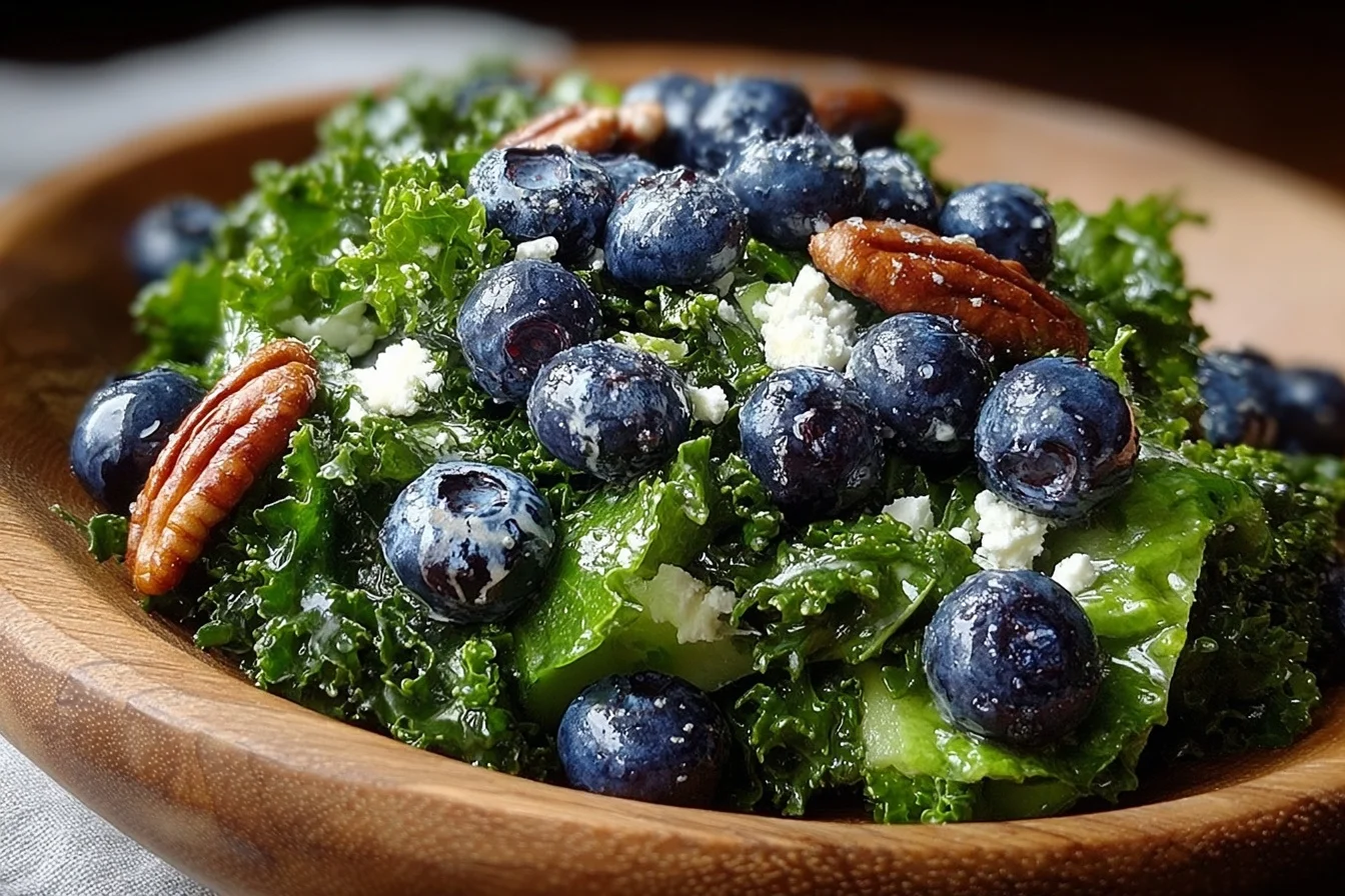 Easy kale blueberry salad 5 3 easy kale blueberry salad 5 middle
