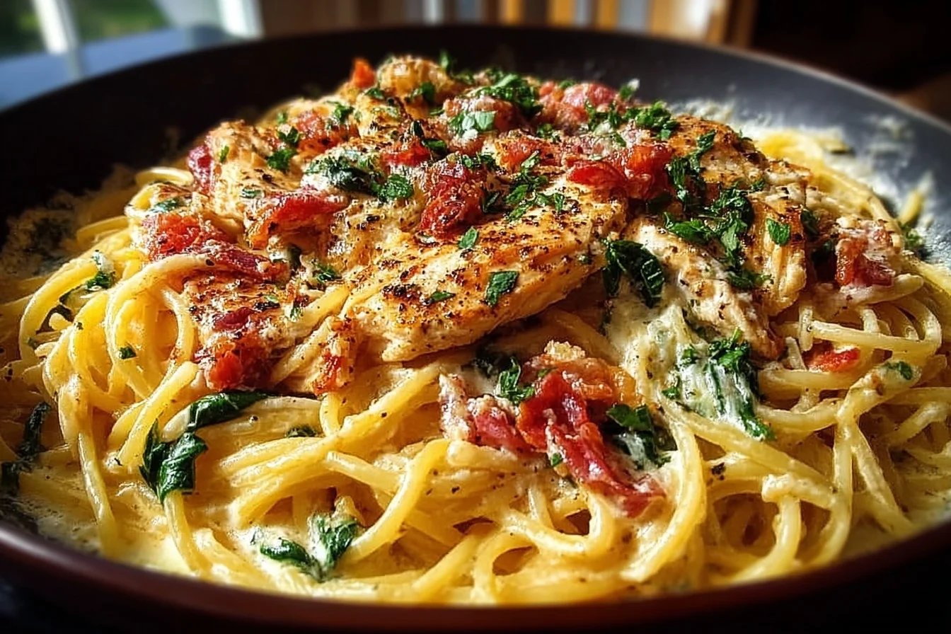 Easy monterey chicken spaghetti 5 3 easy monterey chicken spaghetti 5 middle