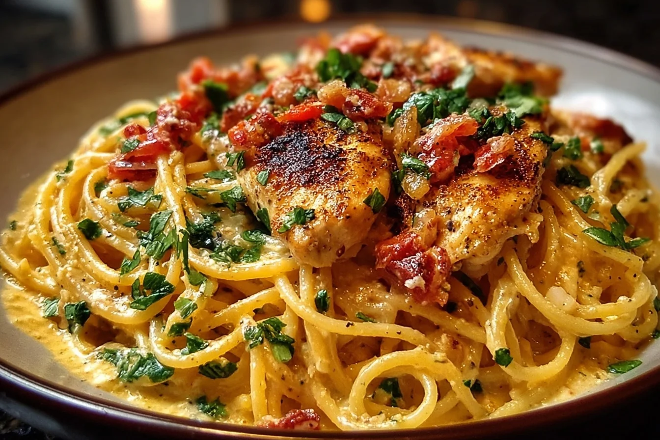 Easy monterey chicken spaghetti 5 2 easy monterey chicken spaghetti 5 top