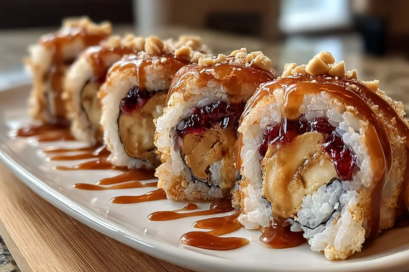 easy peanut butter jelly sushi 5 middle