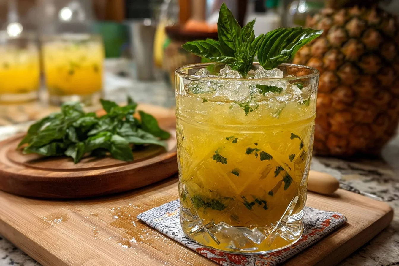 Easy pineapple basil smash cocktail 5 4 easy pineapple basil smash cocktail 5 end