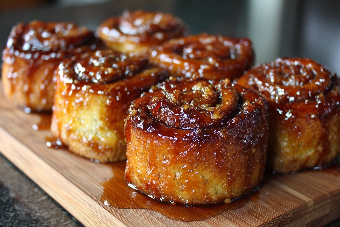 easy rhubarb sticky buns 5 middle