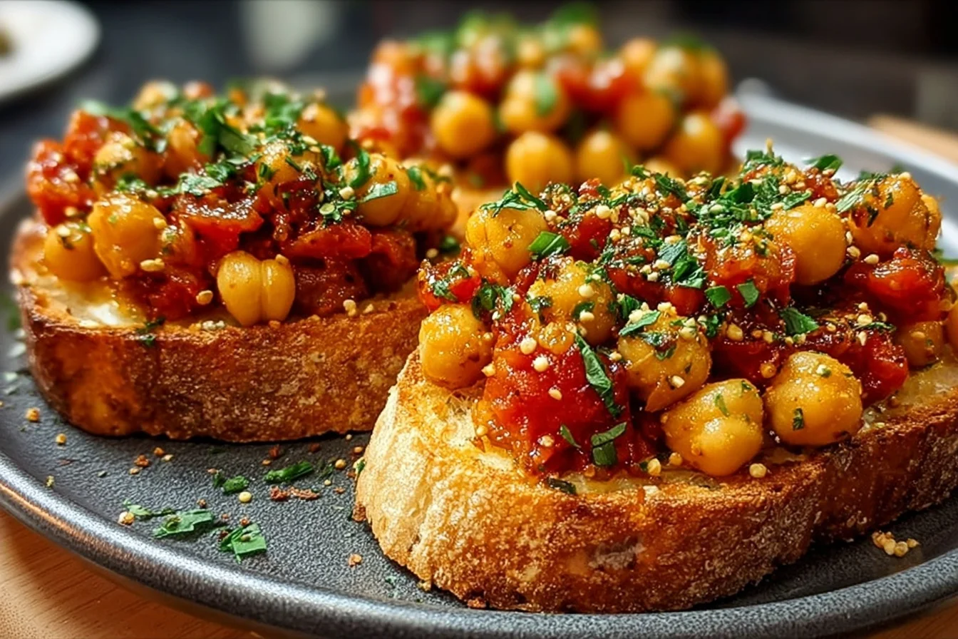 Easy spiced chickpea tomato toast 5 4 easy spiced chickpea tomato toast 5 end