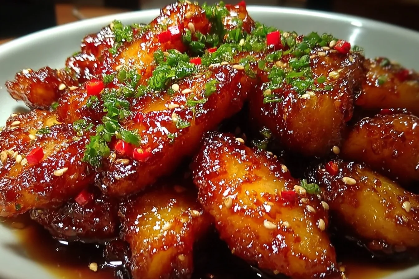 easy sweet spicy sticky pineapple 5 end