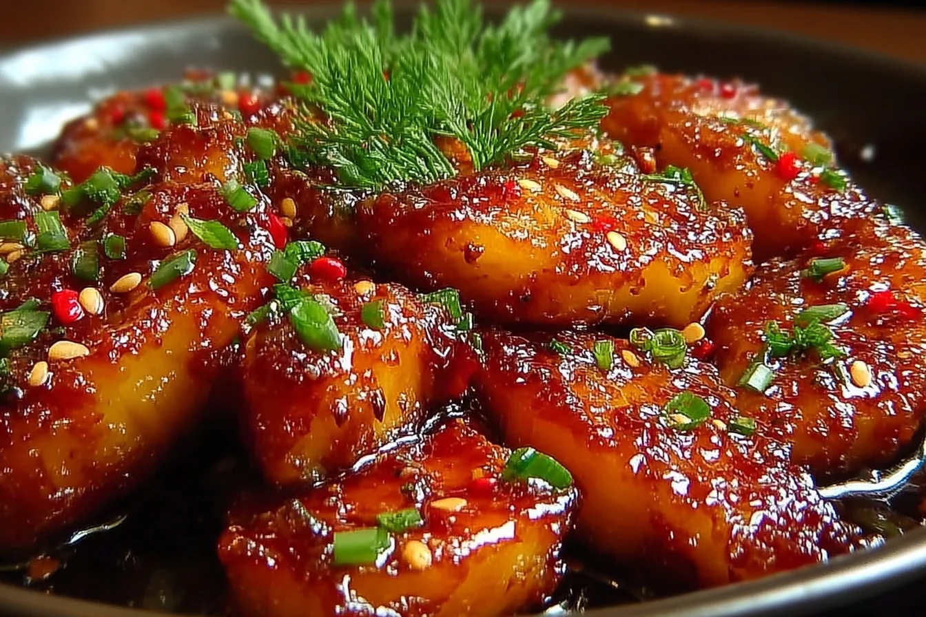 easy sweet spicy sticky pineapple 5 middle